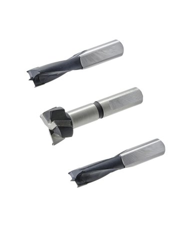 Bohrerset VB 36 für BlueMax Mini Modular Plus, BlueMax Mini Modular (1 x ø 20 mm rechts, 2 x ø 10 mm rechts) - Hettich