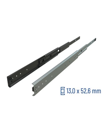 Überauszug 036 61 kg/Pr Länge 711 mm Zuhaltung, Aushalterung - Schock Teleskopschienen