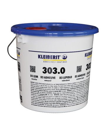 Einkomponenten-D3-Leim 303 10,0 kg Eimer - Kleiberit