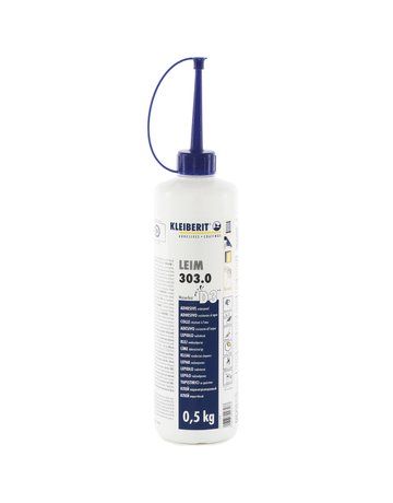 Einkomponenten-D3-Leim 303 0,5 kg Plastikflasche - Kleiberit