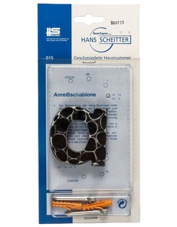Rowe Kleinbuchstabe A EI-gehämmert Typ-Nr. 0150 Höhe 60 mm # 04015-21 - Scheitter