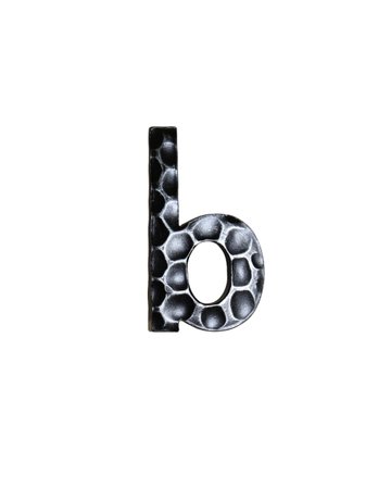 Rowe Kleinbuchstabe B EI-gehämmert Typ-Nr. 0150 Höhe 100 mm # 04015-22 - Scheitter