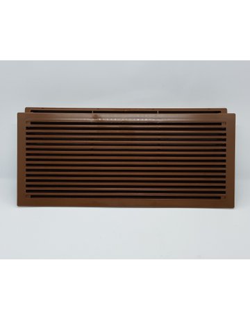 Badezimmer - Lüftung Kunststoff nußbaumf. 290 x 125 mm Nr. 9010 Exclusiv 2000 - Hoju