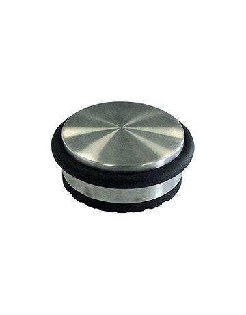 Boden-Türstopper 95 x 40 mm Edelstahl gebürstet, ohne Montage - HSI