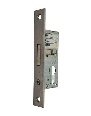 Rohrrahmen-Riegelschloss 24 X 160 Niro Flachstulp (50) RS02/35 D PZ - SSF
