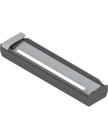 ORGA-LINE Folienschneider für Frischhaltefolie (mit Folie), R737staubgr/weissgr. - Blum