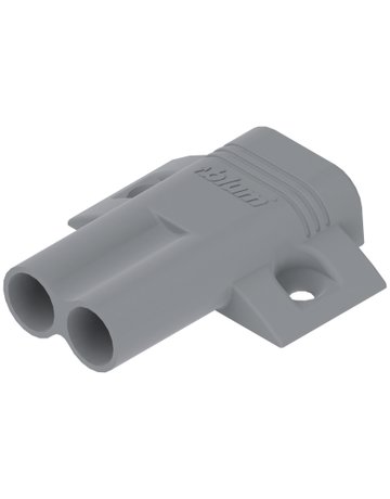 BLUMOTION Adapterplatte, kreuz (37/32), Kunststoff, R7036 platingrau