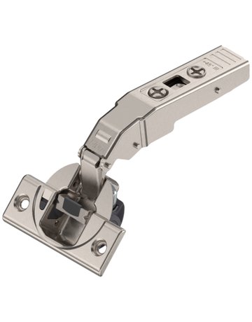 CLIP top BLUMOTION Winkelscharnier 45° III, max. aufschl., Topf: Schrauben, vernickelt