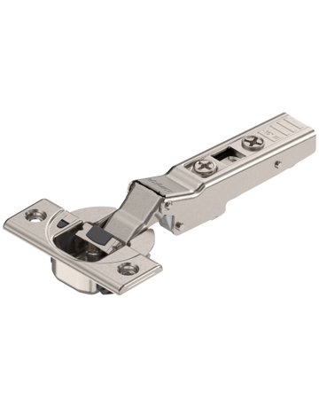 CLIP top BLUMOTION Winkelscharnier -15° III, max. aufschl., Topf: Schrauben, vernickelt