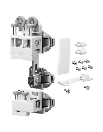 Falttürbeschläge-Set,rs,mit SA,schwer WingLine L,2-flg.,max.25kg,w - Hettich