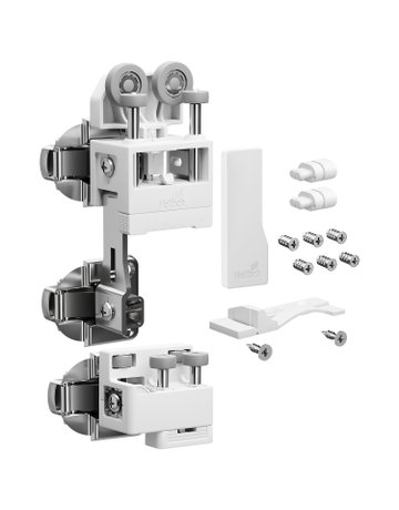 Falttürbeschläge-Set,ls,mit SA,schwer WingLine L,2-flg.,max.25kg,w - Hettich