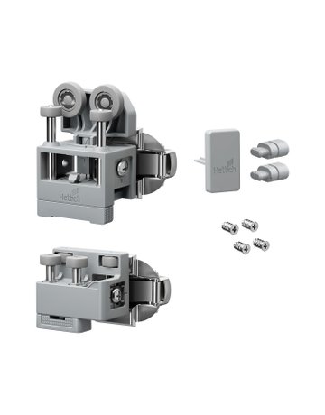 Falttürbeschläge-Set,rs,o.Schließautom. WingLine L 9339369 - Hettich