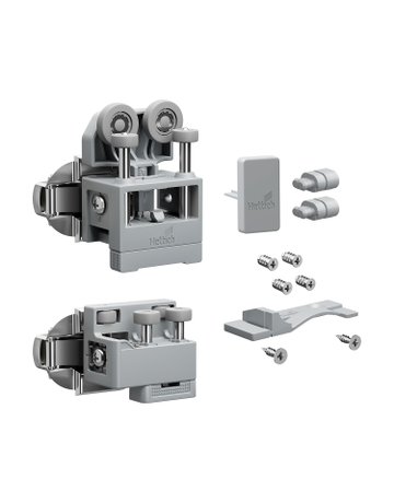 Falttürbeschläge-Set,ls,m.Schließautom. WingLine L 9339382 - Hettich