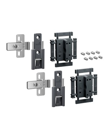 MB-Mittelscharnier, Anz.2,verstellbar WingLine L 9339494,anthrazit - Hettich