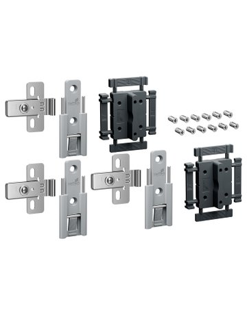 MB-Mittelscharnier, Anz.3,verstellbar WingLine L 9339496,grau - Hettich