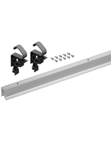 MB-Lauf-/Führ.prof.set,oben,aufliegend WingLine L 9339510,silber eloxiert, 2400mm - Hettich