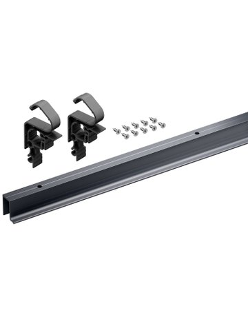 MB-Lauf-/Führ.prof.set,oben,aufliegend WingLine L 9339512,anthrazit, 2400mm - Hettich