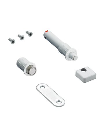 WingLine L, Magnetische Zuhaltung Design für Basisset Push to move, weiß - Hettich