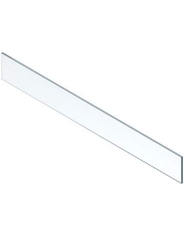 LEGRABOX Einschubelement - Vorne, Höhe C (138 mm), KB=1200 mm (18/19 mm), Glas klar, für LEGRABOX pure/free, klar - Blum