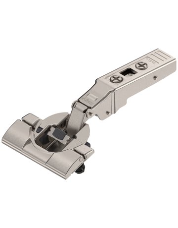 CLIP top BLUMOTION Winkelscharnier 15° III, max. aufschl., Topf: INSERTA, vernickelt