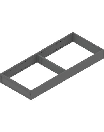 AMBIA-LINE Rahmen, für LEGRABOX/MERIVOBOX Schubkasten, Stahl, NL=500 mm, Breite=200 mm, oriongrau matt - Blum