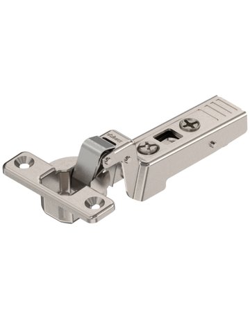 CLIP top Minischarnier 94°, Innenanschlag, Topf: Schrauben, vernickelt - Blum