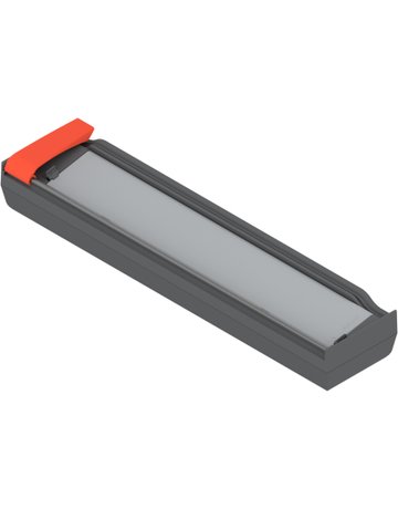 ORGA-LINE Folienschneider für Alufolie (mit Folie), R737staubgrau/orange - Blum