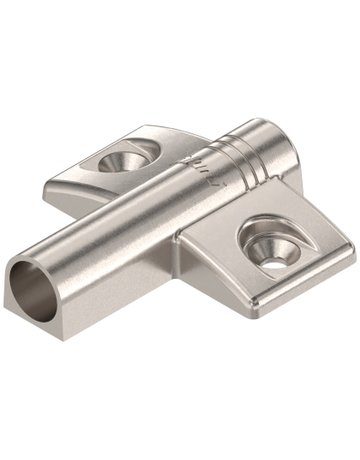 BLUMOTION Adapterplatte, kreuz (37/32), Zink, vernickelt