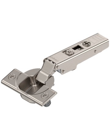 CLIP top Standardscharnier 110°, Eckanschlag, Topf: Einpressen, vernickelt - Blum