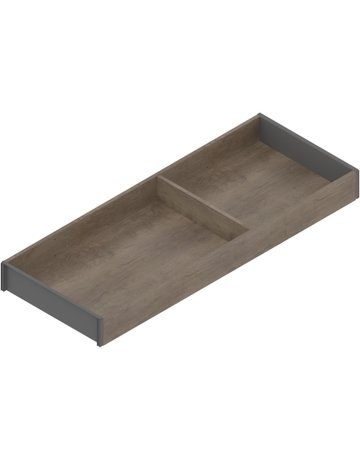 AMBIA-LINE Rahmen, für LEGRABOX/MERIVOBOX Schubkasten, Holzdesign, NL=550 mm, Breite=200 mm, Nebr.Eiche/oriongrau - Blum