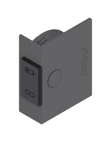 SERVO-DRIVE Schalter für AVENTOS, symmetrisch, tiefgrau - Blum