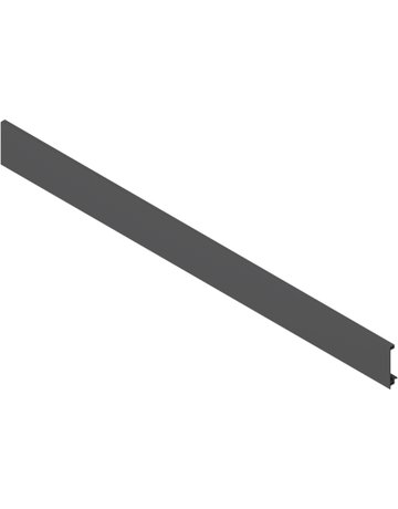 LEGRABOX Vorderstück, für Innenschubkasten und Innenauszug mit Querreling, KB=1200 mm, zum Ablängen, oriongrau matt - Blum