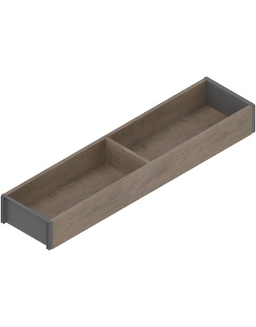 AMBIA-LINE Rahmen, für LEGRABOX/MERIVOBOX Schubkasten, Holzdesign, NL=450 mm, Breite=100 mm, Nebr.Eiche/oriongrau - Blum