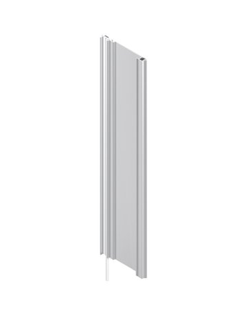 SERVO-DRIVE Trägerprofil vertikal, Länge=700 mm, LKH=710-719 mm, mit Kabel (Überstand unten 800 mm), Aluminium, zum Ablängen, roh - Blum