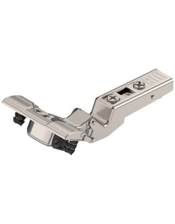 CLIP top BLUMOTION Winkelscharnier -45° III, max. aufschl., Topf: INSERTA, vernickelt