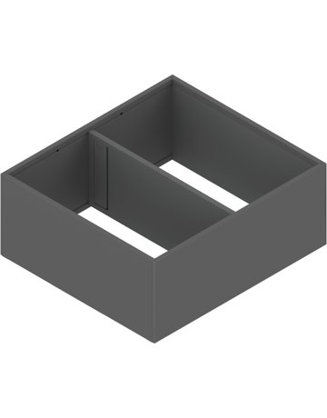 AMBIA-LINE Rahmen, für LEGRABOX/MERIVOBOX Frontauszug, Stahl, ab NL=300 mm, Breite=242 mm, oriongrau matt - Blum
