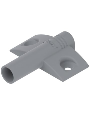 BLUMOTION Adapterplatte in Adapterplatte, kreuz (37/32), Kunststoff, R7036 platingrau