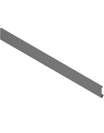 Vorderstück, für Innenschubkasten und Innenauszug mit Querreling, KB=1200 mm, zum Ablängen, für MERIVOBOX, oriongrau matt - Blum