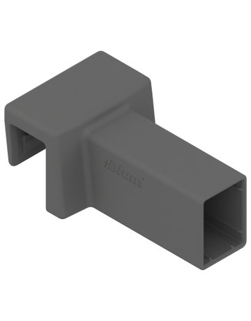 AMBIA-LINE Querrelinghalter Glas, ab Korpusbreite 1200 mm, für LEGRABOX free, oriongrau matt - Blum