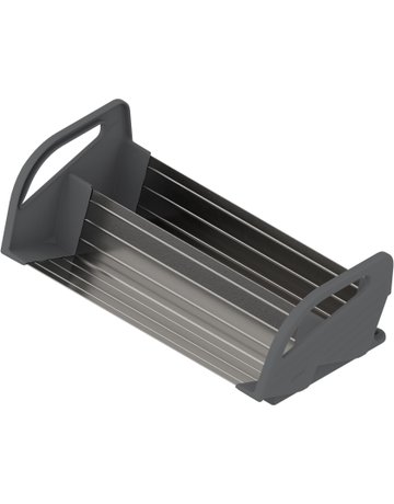 ORGA-LINE Gewürzhalter, ab Korpusbreite 450 mm, 1 Stück, inox-gebür.-lackiert - Blum