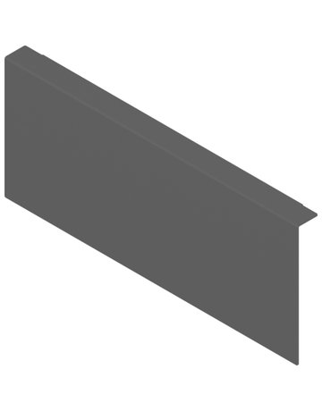 AMBIA-LINE Holzrückwandadapter, für LEGRABOX/MERIVOBOX Schubkasten Höhe K, Stahl, oriongrau matt - Blum