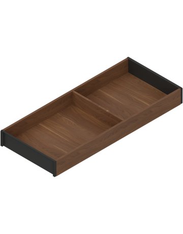 AMBIA-LINE Rahmen, für LEGRABOX/MERIVOBOX Schubkasten, Holzdesign, NL=500 mm, Breite=200 mm, Tenn.Nuss/carbonschw - Blum