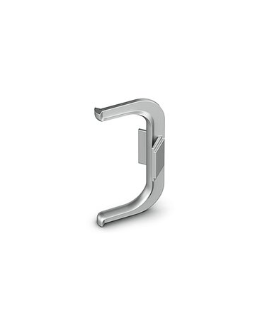 Griffmulde- Innenecke, 90°, Canis C, 9210133, Aluminium silber - Hettich
