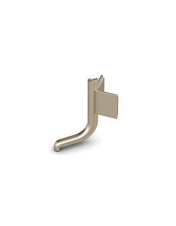 Griffmulde- Außenecke, 90°, Canis L, 9210125, Aluminium edelstahloptik - Hettich