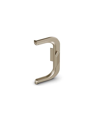 Griffmulde- Innenecke, 90°, Canis C, 9210136, Aluminium edelstahloptik - Hettich
