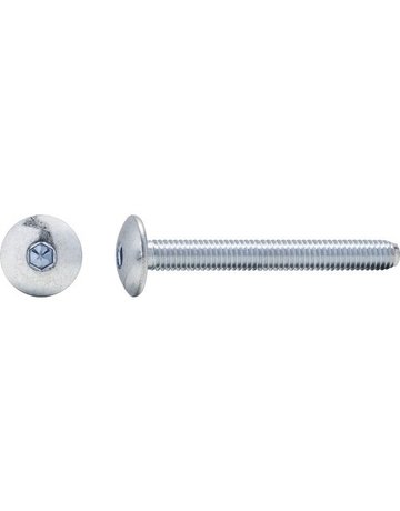 Innensechskantschrauben Flachrundkopf M 6 X 50 mm verzinkt - HSI