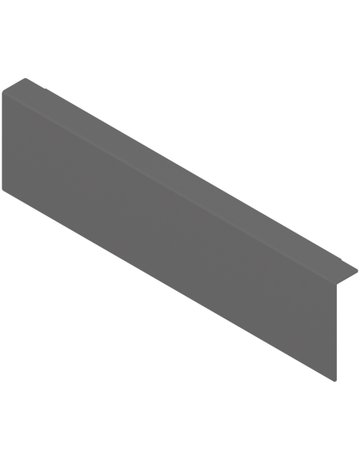 AMBIA-LINE Holzrückwandadapter, für LEGRABOX/MERIVOBOX Schubkasten Höhe M, Stahl, oriongrau matt - Blum