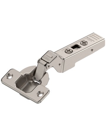 CLIP top Winkelscharnier 20° II, aufschlagend, ohne Feder, Topf: Schrauben, vernickelt - Blum