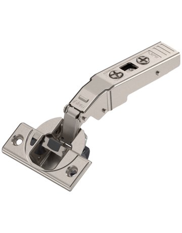 CLIP top BLUMOTION Winkelscharnier 30° III, max. aufschl., Topf: Schrauben, vernickelt