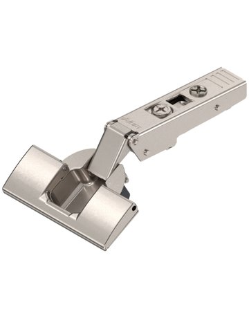 CLIP top Standardscharnier 120°, Eckanschlag, ohne Feder, Topf: INSERTA, vernickelt - Blum